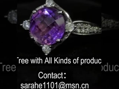 Elegant Blue Gemstone Round Ring For Women Casual / Party Jewelry 925 Silver 2.5g