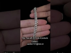 7.05g Hip Hop Bling Bracelets Letter Diamond Couple