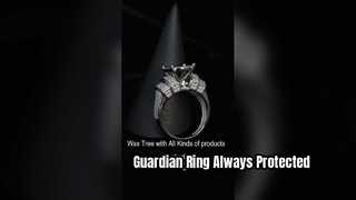 925 Sterling Silver Guardian Ring CZ