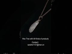 Elegant 925 Silver Teardrop Pendant With Sparkle CZ