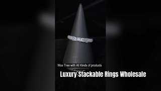 Wholesale Stackable Gemstone Rings Sterling Silver