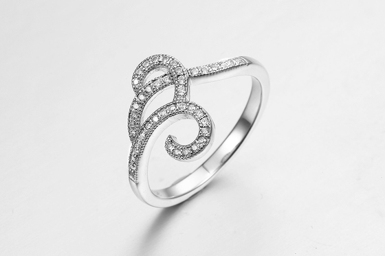 2.52g Custom Handmade Engagement Rings AAA Cubic Zirconia Anniversary Rings