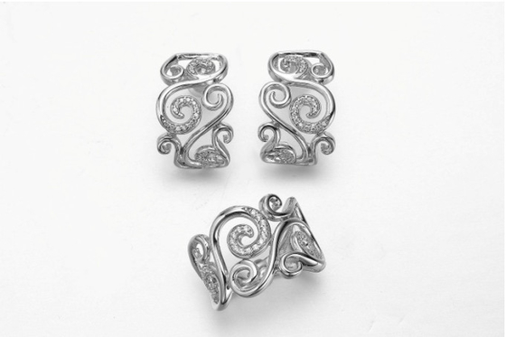 Kate Spade Silver 925 Jewelry Set 6.21g 925 Sterling Silver Stud Earrings