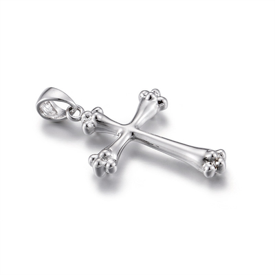 2.50 Grams Sterling Silver Crucifix Pendant Valentines Day Mens
