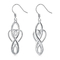 Fashion 925 Sterling Silver Earrings , Water Drop 925 Silver Stud Earrings