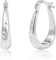 2.3g 925 Silver CZ Earrings , Sterling Silver Open Heart Earrings