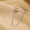 Crawler 925 Sterling Silver Cuff Earrings Chain For Women Teen Girls