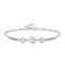 Custom Micro Diamond Women Men Sports Bangle 925 Silver CZ Bracelet High End Jewelry