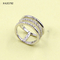 Clear CZ 925 Silver Rings AAA Grade CZ Stones Fine Jewelry Ring Or Decorations