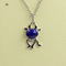 Princess Cut Diamond 18K Gold Diamond Necklace Accpet OEM 1pcs