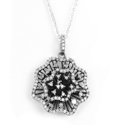 925 Sterling Silver White Jade Round Gemstone Pendant For Everyday/Wedding/Party