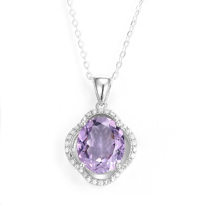 Marquise Gemstone Teardrop Pendant 925 Sterling Silver Everyday Wear Necklace