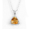 Long Teardrop Round Marquise Pendant Necklace 925 Silver Gemstone Box Chain Locket