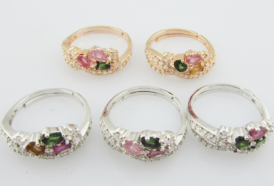 Advanced 925 Silver Gemstone Rings Jewelry Type Rings For Women