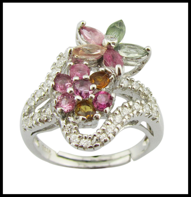 Sterling Silver Gemstone Rings With 925 Purity Rings Size 7 10 Suitable