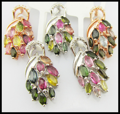 925 Sterling Silver Cushion White Jade Marquise Gemstone Pendant Necklace For Stylish Lady