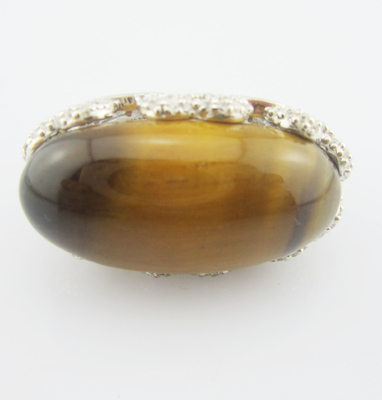 Sparkling Anniversary Gemstone Rings In Sterling Silver Tiger Eye Stone Sterling Silver Band Ring Sterling Silver Unique