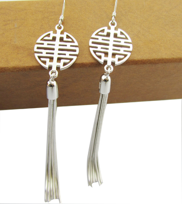 Fashion 925 Silver CZ Earrings For Casual Occasion DIY Jewelry