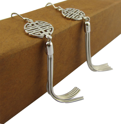 Fashion 925 Silver CZ Earrings For Casual Occasion DIY Jewelry