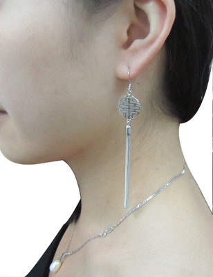 Fashion 925 Silver CZ Earrings For Casual Occasion DIY Jewelry