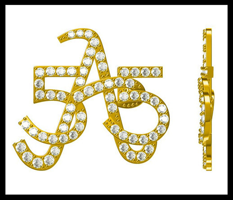 Light And Intricate 925 Silver Pin Brooch With CZ Sterling Silver Brooch Your Handbag Brooch Design