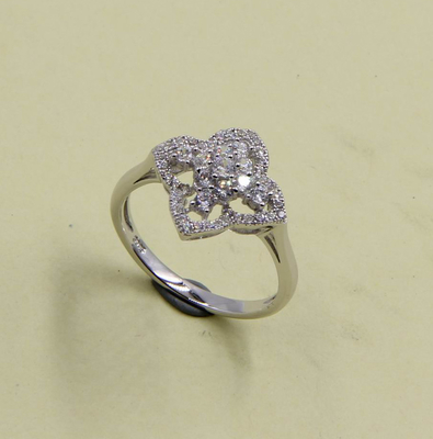 2-3mm 925 Silver CZ Chevron Wedding Rings For Bridal Promise 925 Silver Ring Sterling Silver Flower Ring Silver Band Rin