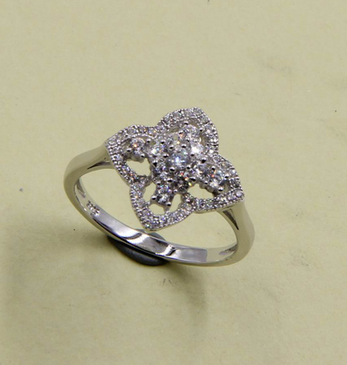 2-3mm 925 Silver CZ Chevron Wedding Rings For Bridal Promise 925 Silver Ring Sterling Silver Flower Ring Silver Band Rin
