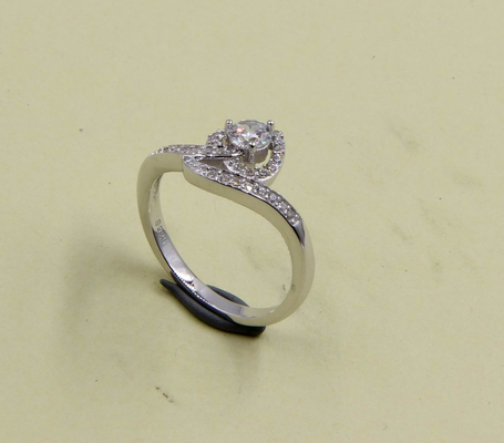 Snake Sparkling Radiant Cut Pear / Oval / Round / Chevron 925 Sterling Silver CZ Rings For Men And Women Modern Silver Rings
