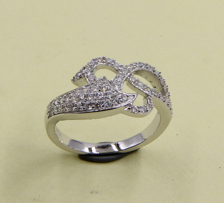 Sparkling 925 Silver Heart Shaped CZ Rings A Touch Of Brilliance Sterling Silver Love Ring Silver Stackable Rings