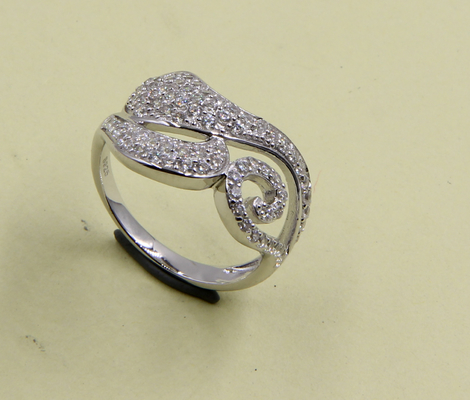 Sterling Silver CZ Rings With Radiant Elegance Chunky Sterling Silver Rings Sterling Silver Stackable Rings