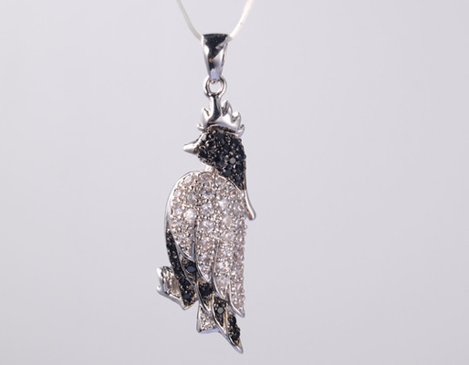 Pheasant Design 925 Sterling Silver Pendant Chain For Summer Holiday Charms For Jewelry Silver Cz Pendant