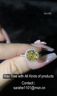 Pear Shape Moissanite Shinning 925 Sterling Silver CZ Rings AAA High Grade Cubic Zirconia Stones 1.0-1.5-2.0mm Stone Size Silver Gemstone Rings