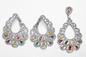 5.27g Pear Shaped Cubic Zirconia Pendant Wedding Teardrop Pendant Necklace Silver