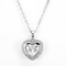 Engagement Gift 925 Silver CZ Pendant  For Women Zircon Stone