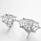 &quot;Flying Wings&quot; 925 Sterling Silver CZ Rings Affordable Wedding Rings