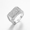The Middle Finger and Ring Finger 925 Sterling Silver CZ Double Fingers Rings