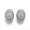 &quot;Shield StudsⅠ&quot; Birthstone Earrings 925 Silver CZ Stud Earrings Protective