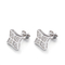 1.93g Howl's Moving Castle Earrings Mirror-Polished Shuriken Shape