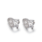 2.06 Grams 925 Silver CZ Earrings S925 Oval Cubic Zirconia Earrings