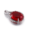 2.21g 925 Silver Gemstone Pendant Prada Pearl Necklace With Ruby Pendant
