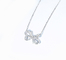 0.16ct 18K Gold Diamond Necklace 2.2g 45cm White Gold Chain
