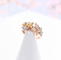 Rose Gold 18 Carat Wedding Ring Butterfly Diamond 0.24ct VS Clarity