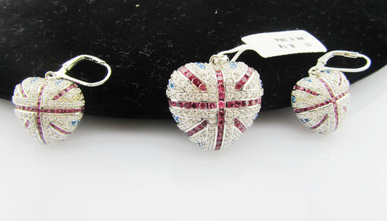 925 Sterling Silver Classic Dangle Earrings Set With Lobster Clasp