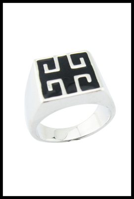 Sparkling Enamel Gemstone Rings In Sterling Silver 925 Sterling Silver Jewelry Rings Chunky Sterling Silver Rings